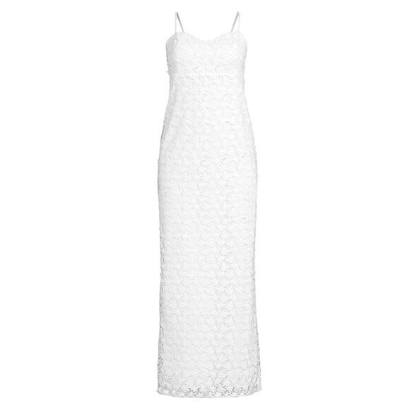 Lilly Pulitzer Gillian Maxi Dress in Butterfly Garden 3D Lace NWT - Size 4 - Picture 4 of 6